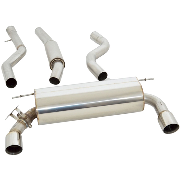 Friedrich Motorsport 76 mm Duplex System i Rustfrit Stål BMW 3-Serie F30 Sedan