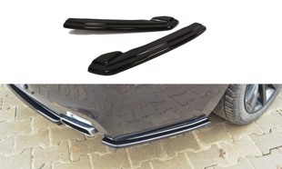 Maxton Rear Side Splitters For BMW 6 Gran Coupé Mpack - Gloss Black