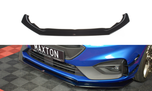 Maxton Front Splitter V.6 Ford Focus St / St-Line Mk4 - Gloss Black