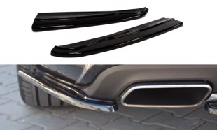 Maxton Rear Side Splitters Mercedes Cls C218 Amg Line - Gloss Black
