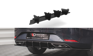 Maxton Racing Durability Rear Diffuser Seat Leon Fr St Mk4 - Black-Red