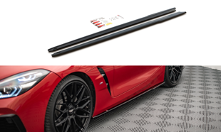 Maxton Side Skirts Diffusers BMW Z4 M-Pack G29 - Gloss Black
