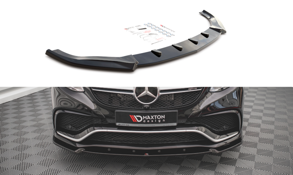 Maxton Front Splitter V.1 Mercedes-Benz Gle Coupe 63Amg C292 - Textured