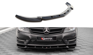 Maxton Front Splitter V.1 Mercedes-Benz C Coupe Amg-Line C204 - Textured