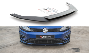 Maxton Racing Durability Front Splitter VW Golf 7 R / R-Line Facelift - Red