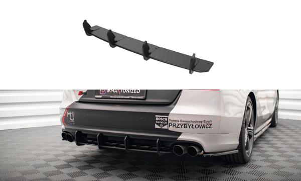 Maxton Street Pro Rear Diffuser Audi S8 D4 - Black