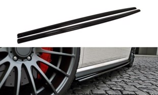 Maxton Side Skirts Diffusers VW Polo Mk5 Gti (Facelift) - Gloss Black
