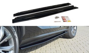 Maxton Side Skirts Diffusers Lexus Nx Preface/Facelift - Gloss Black