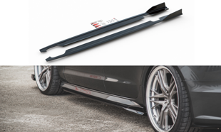 Maxton Side Skirts Diffusers Audi S6 / A6 S-Line C7 Fl