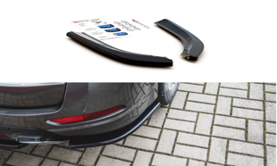 Maxton Rear Side Splitters Ford S-Max VIgnale Mk2 Facelift - Textured