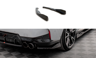 Maxton Rear Side Splitters V.1 BMW 2 Coupe M240I G42 - Textured