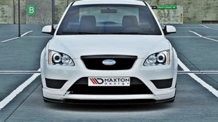 Maxton Bonnet Add-On Ford Focus Mk2 - Gloss Black