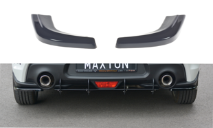Maxton Rear Side Splitters Suzuki Swift 6 Sport - Gloss Black
