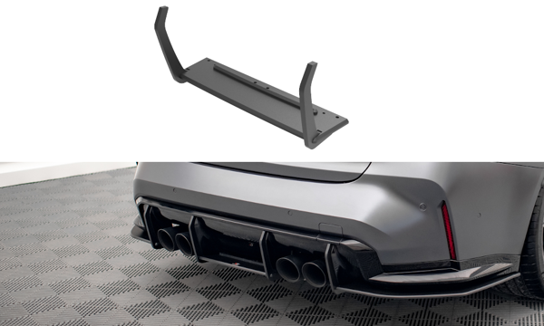 Maxton Street Pro Rear Diffuser BMW M3 G80 - Black
