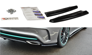 Maxton Rear Side Splitters Mercedes-Benz Cla C117 Amg-Line Facelift - Carbon 
