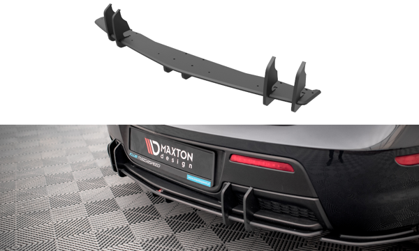Maxton Street Pro Rear Diffuser Mazda 3 Mps Mk1 - Black