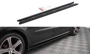Maxton Side Skirts Diffusers Peugeot 508 Gt Mk1 Facelift - Gloss Black