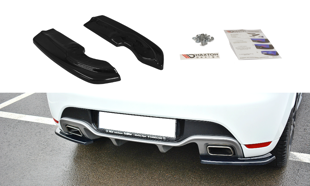 Maxton Rear Side Splitters Renault Clio Mk4 RS   - Gloss