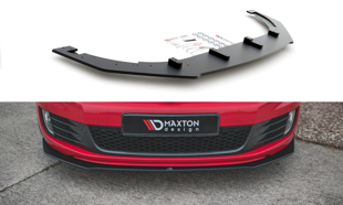 Maxton Racing Durability Front Splitter V.3 Volkswagen Golf Gti Mk6 - Black-Red