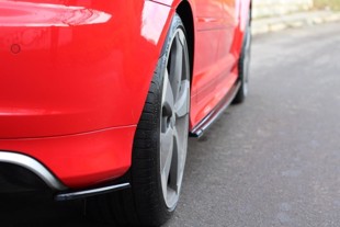 Maxton Rear Side Splitters Audi RS3 8P - Gloss Black