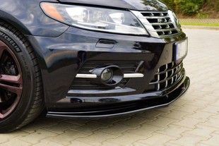 Maxton Front Splitter Volkswagen Cc R-Line - Gloss Black