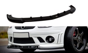 Maxton Front Splitter Mercedes Slk R170 For Amg 204 Bumper - Gloss Black