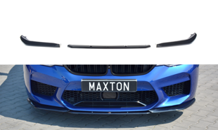 Maxton Front Splitter V.2 BMW M5 F90 - Gloss Black
