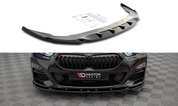 Maxton Front Splitter V.1 BMW 2 Gran Coupe M-Pack / M235I F44 - Textured