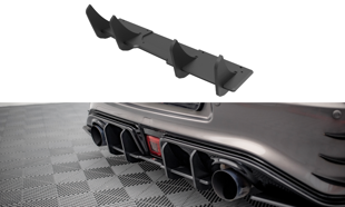 Maxton Street Pro Rear Diffuser Nissan 370Z Nismo Facelift - Red