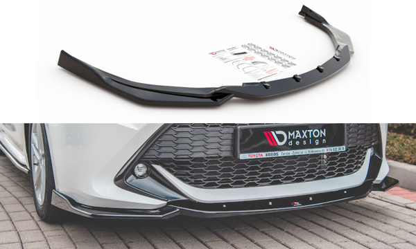 Maxton Front Splitter V.2 Toyota Corolla Xii Touring Sports/ Hatchback - Textured