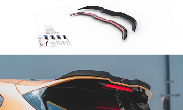 Maxton Spoiler Cap V.2 Ford Focus St Mk4 - Gloss Black