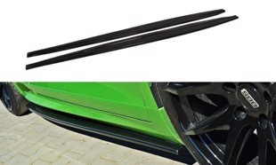 Maxton Side Skirts Diffusers VW Scirocco R - Gloss Black