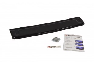 Maxton Central Rear Splitter VW Golf VIi R (Without Vertical Bars) - Gloss Black