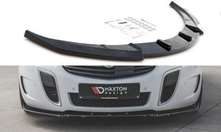 Maxton Front Splitter V.1 Opel Insignia Mk. 1 Opc Facelift - Gloss Black