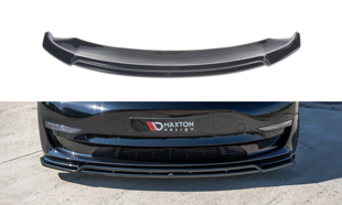 Maxton Front Splitter V.2 Tesla Model 3 - Gloss Black