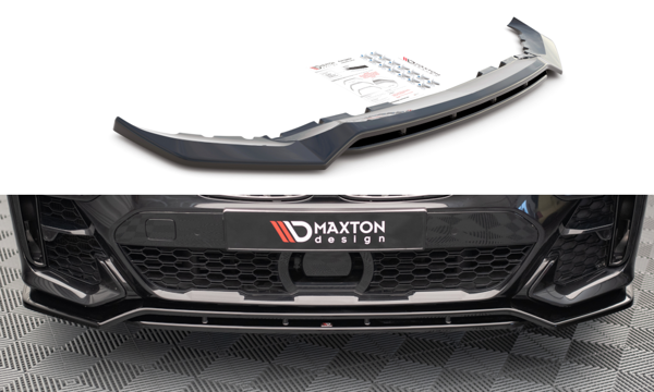 Maxton Front Splitter V.1 BMW X7 M G07 - Gloss Black