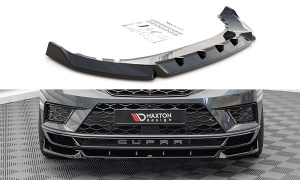 Maxton Front Splitter V.1 Cupra Ateca - Gloss Black