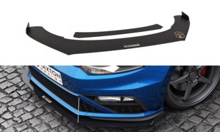 Maxton Front Racing Splitter VW Polo Mk5 Gti Facelift (With Wings)