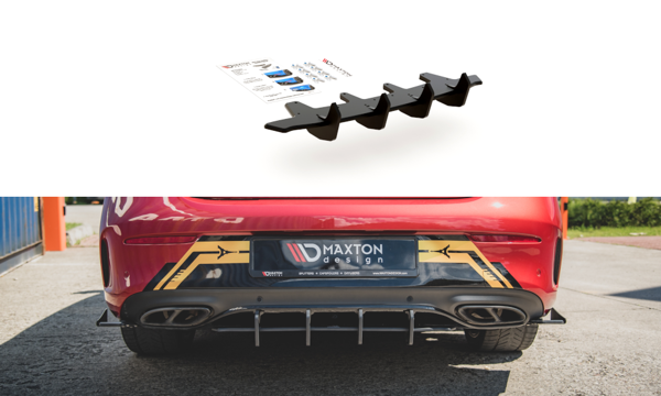 Maxton Racing Durability Rear Diffuser Mercedes-Amg C43 Coupe C205 - Black