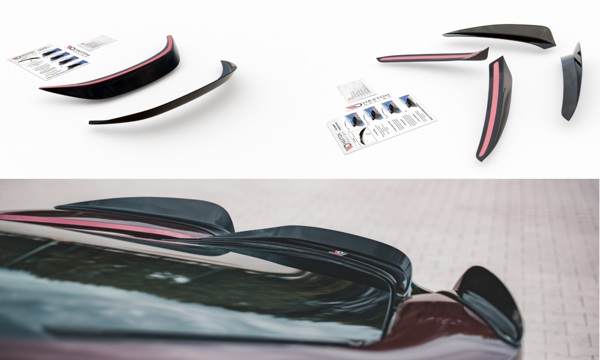 Maxton Set Of Spoiler Caps BMW I8 - Textured