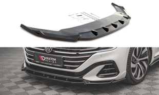 Maxton Front Splitter V.1 Volkswagen Arteon R-Line Facelift - Gloss Black