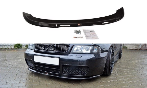 Maxton Front Splitter Audi S4 B5 - Gloss Black