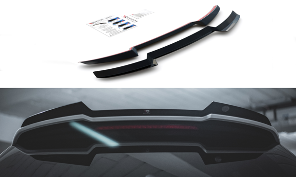 Maxton Spoiler Cap V.2 Audi RS6 C7 - Gloss Black (OUTLET) 