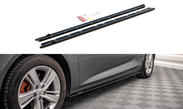 Maxton Side Skirts Diffusers Opel Insignia Mk2 - Gloss Black