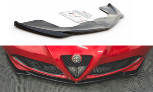Maxton Front Splitter Alfa Romeo 4C - Gloss Black