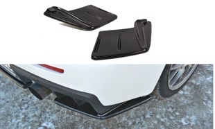 Maxton Rear Side Splitters Mitsubishi Lancer Evo X - Gloss Black