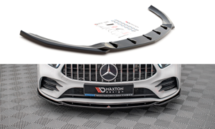 Maxton Front Splitter V.5 Mercedes A35 Amg / Amg-Line W177  - Textured