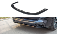 Maxton Central Rear Splitter For BMW X5 G05 M-Pack - Gloss Black