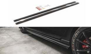 Maxton Side Skirts Diffusers VW Golf 7 Gti Tcr  - RED