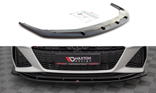 Maxton Front Splitter V.2 Audi RS6 C8 / RS7 C8 - Gloss Black